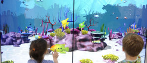 interactive-aquarium touch screen