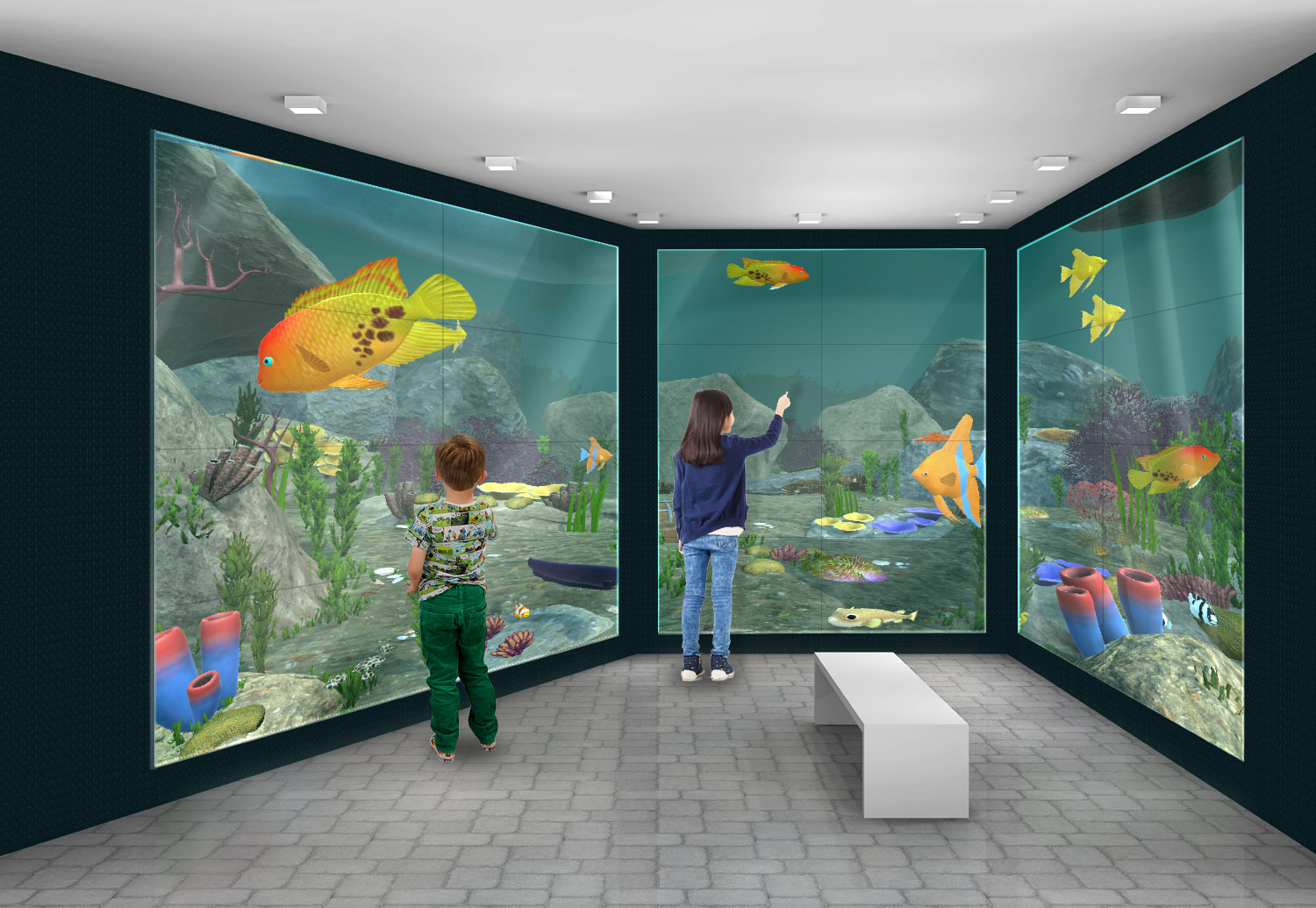 virtual aquarium tour free